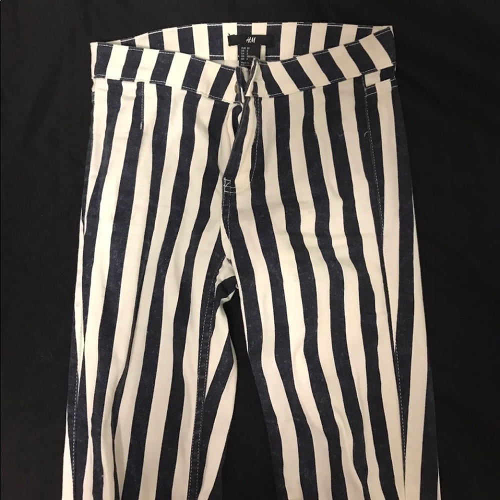 Striped H&M Pants
